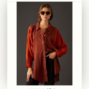 Anthropologie Gauze Shirt